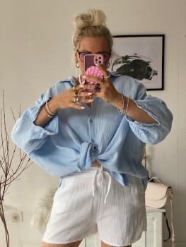 Musselin Bluse Midi